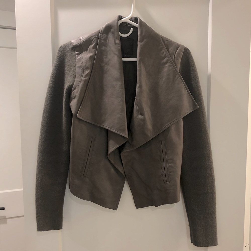 Joie Leather & Wool Jacket